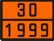 Табличка по ДОПОГ 30/1999 (гудроны жидкие, включая битум дорожный, растворенный в нефтяном дистилляте)